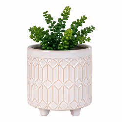 House Nordic 4451071 jardinière Blanc Grès 1 pièce