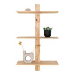House Nordic Almelo Mural Bois de pin Naturel, Bois