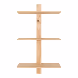 House Nordic Almelo Mural Bois de pin Naturel, Bois