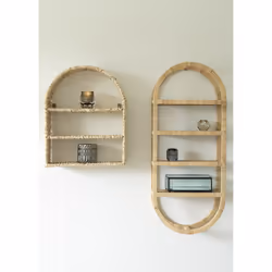 House Nordic 4292200 étagères Tablette flottante Mural Rotin Naturel - Vue supplémentaire 5