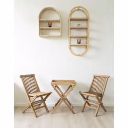 House Nordic 4292200 étagères Tablette flottante Mural Rotin Naturel - Vue supplémentaire 6