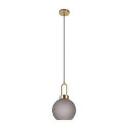 House Nordic - Luton lampe pendentif Ø25cm enfumé verre.
