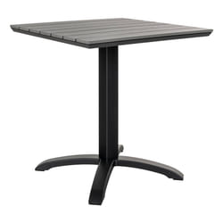 House Nordic 7501120 table de jardin Noir Forme carrée