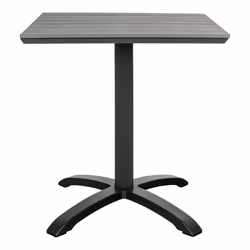 House Nordic 7501120 table de jardin Noir Forme carrée