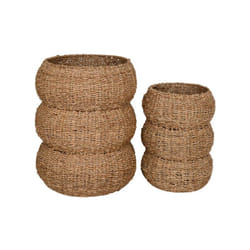 House Nordic - Sarbas panier Ø25/35cm lot de 2 naturel.