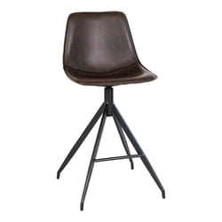 House Nordic 1001321 Tabouret de bar Siège rembourré Dossier rembourré 4 pieds