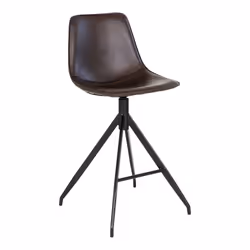 House Nordic 1001321 Tabouret de bar Siège rembourré Dossier rembourré 4 pieds