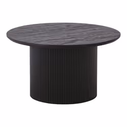 Table basse marron foncé Ø 80 x 45 cm