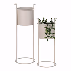 House Nordic 9201005 jardinière Sable Acier 2 pièce(s)