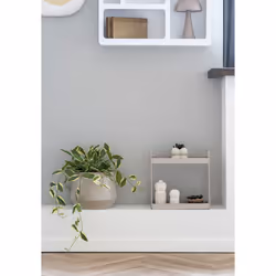 House Nordic 4201050 étagères Tablette flottante Support de fixation Acier Sable