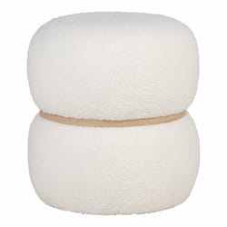 House Nordic Milford Pouffe/ottomane Rond