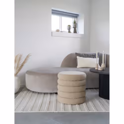 House Nordic Brooklyn Pouffe/ottomane Cylindre