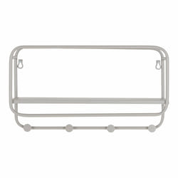 House Nordic Feira Tablette flottante Mural Acier Gris
