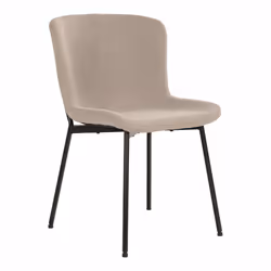 House Nordic 1001135, Siège rembourré, mousse, Polyester, Beige, Dossier rembourré, mousse, Polyester, Beige