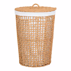 House Nordic 4401548, Rond, Coton, Métal, Papier, Polyester, Châtain clair, Blanc, Marron, 420 mm, 420 mm