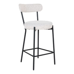 House Nordic 1001361 Tabouret de bar Siège rembourré Dossier rembourré 4 pieds
