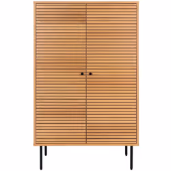 Vitrine Kyoto 2 portes plaqué chêne est une vitrine de couleur Chêne, qui apporte à la fois style et fonctionnalité à votre i ...