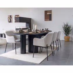 House Nordic 4700050 bol Ensemble de bols Rond Grès Marron, Gris 4 pièce(s)