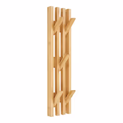 House Nordic 4494070, Mural, Bambou, 5 crochet(s), Bois, 140 mm, 950 mm