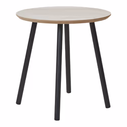 House Nordic 2102071, Table basse, Forme arrondie, 4 pieds, Beige