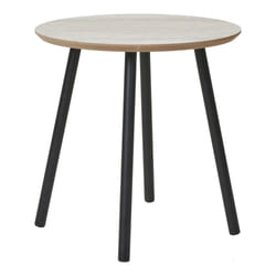 House Nordic 2102071 Table à café, latérale et de salon Table basse Forme arrondie 4 pieds