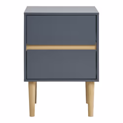 House Nordic Bisley, Table basse, Forme carrée, 4 pieds, Gris