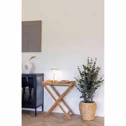House Nordic 7501006 Table à café, latérale et de salon Meuble avec plateau TV Forme rectangulaire 4 pieds