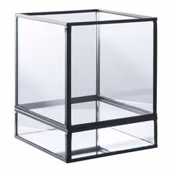 House Nordic Hurricane bougeoir Verre, Métal Noir - Vue supplémentaire 3