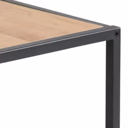 Actona Seaford Table emboîtée Forme carrée 4 pieds
