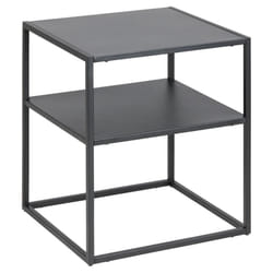 Newton Table de chevet 1 tablette de rangement, noir. - Noir