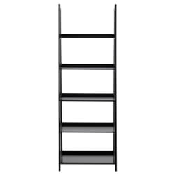 Ebuy24 - Wally Étagère 5 espaces de rangement, noir.