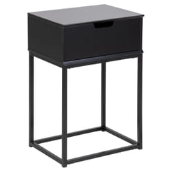 Actona Mitra Table de chevet 1 tiroir(s) Noir