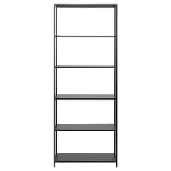 Ebuy24 - Newcastle Bibliothèque avec 5 étagères, noir.
