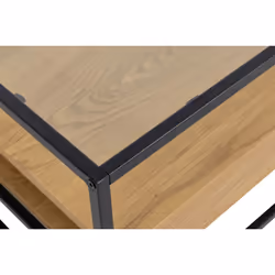 Ebuy24 - Randolf table basse 2 tablettes chêne décor.