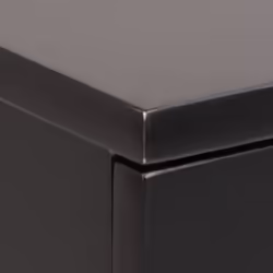 Ashlan table de nuit accroché au mur 1 tiroir, 1 tablette noir. - Vue supplémentaire 9