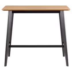 Actona Roxby, Forme rectangulaire, Table fixe, Bois naturel, Chêne, Barre, 4 pieds