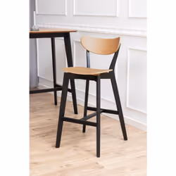 Actona Roxby Tabouret de bar Siège rigide Dossier rigide 4 pieds - Vue supplémentaire 8
