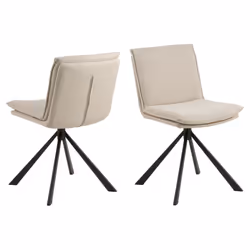 Ebuy24 - Flynn chaise de salle à manger beige. - Beige