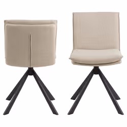Ebuy24 - Flynn chaise de salle à manger beige. - Beige