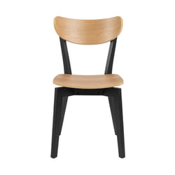 Chaise scandinave en bois (lot de 2) - leta - Chêne