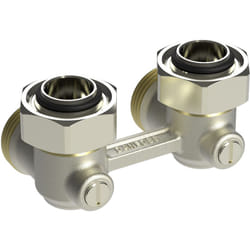 Danfoss - Répartiteur 1/2 bitube rlv-kb equerre entraxe 50mm +1,5mm Mâle 3/4