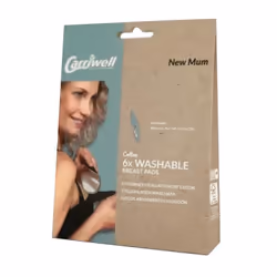 Carriwell 129, Téterelles, Rond, Coton, Polyester, Polypropylène (PP), Noir, 6 pièce(s)