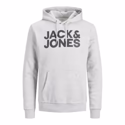 Jack &amp; Jones 12152840, Adulte, Gris, XXL, SML, 1 pièce(s), Coton, Polyester