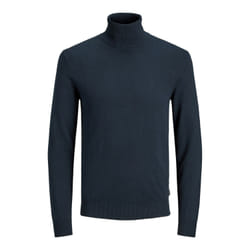 Jack&Jones Pull Ã  col roulÃ© 12157417 Bleu marine Regular Fit
