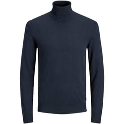 Jack&Jones Pull Ã  col roulÃ© 12157417 Bleu marine Regular Fit