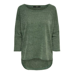 ONLY 15177776 Haut (vêtement) Col rond Manche 3/4 Elastane, Polyester