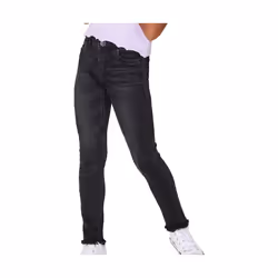 ONLY 15185446, Jeans, Femelle, Enfant, Noir, Coupe serrée, Avant