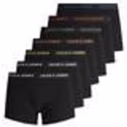 Jack &amp; Jones Pack de 7 boxers, Caleçons, Short Boxer, Mâle, Noir, XXL, Monochromatique