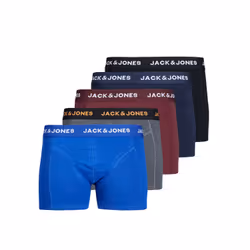 Pack de 5 boxers stretch à logo - Jack & Jones - Homme