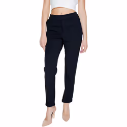 Pantalon droit, longueur 30 - couleur : Noir